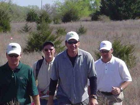 Chuck with Nick Faldo